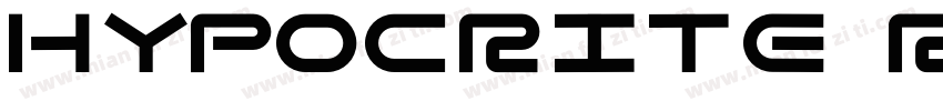 Hypocrite Regular字体转换